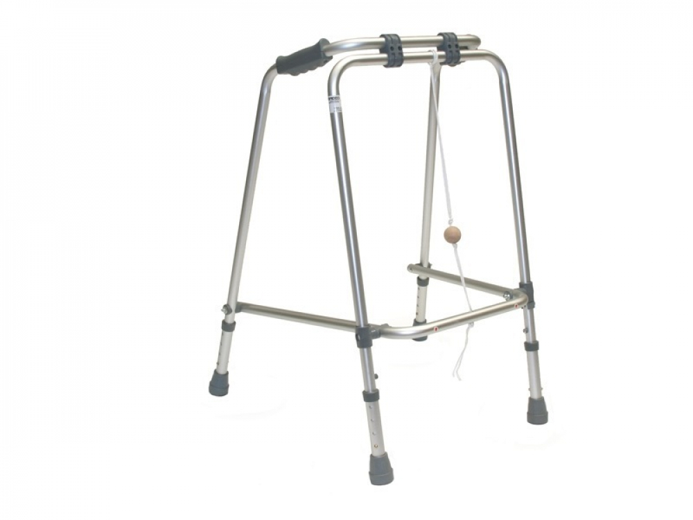 Walking Frame Coopers Adjustable folding no wheels