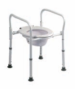Aluminium Folding Over Toilet Frame