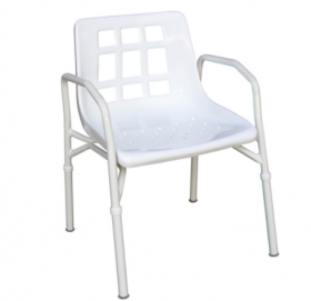Shower Chair, Aluminium, with Arms