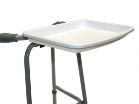 Walking Frame Tray & Bracket with Curved Front